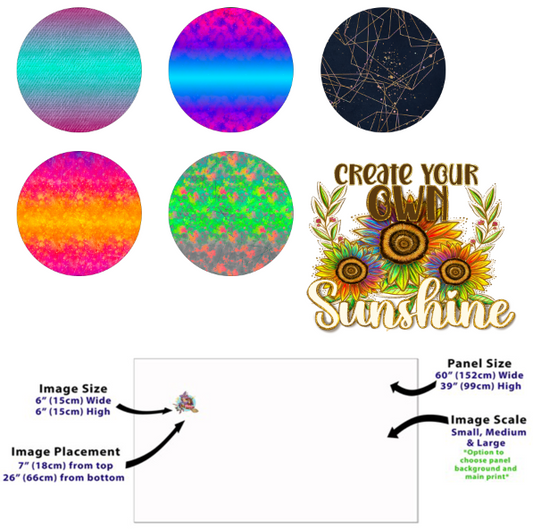 Sunflowers Bright 'Create Sunshine' Full Blender Project Panel PREORDER