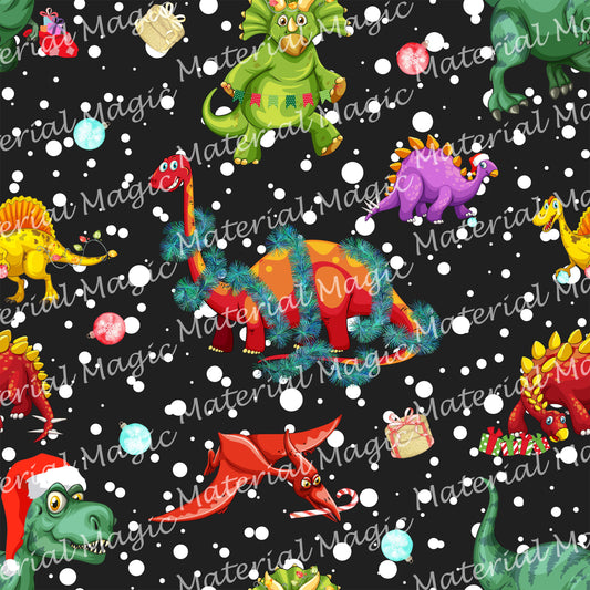 Dino Xmas Black