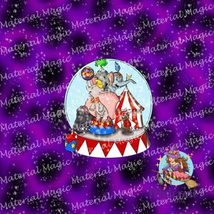 Diz Globe Dumbo Purple Panel