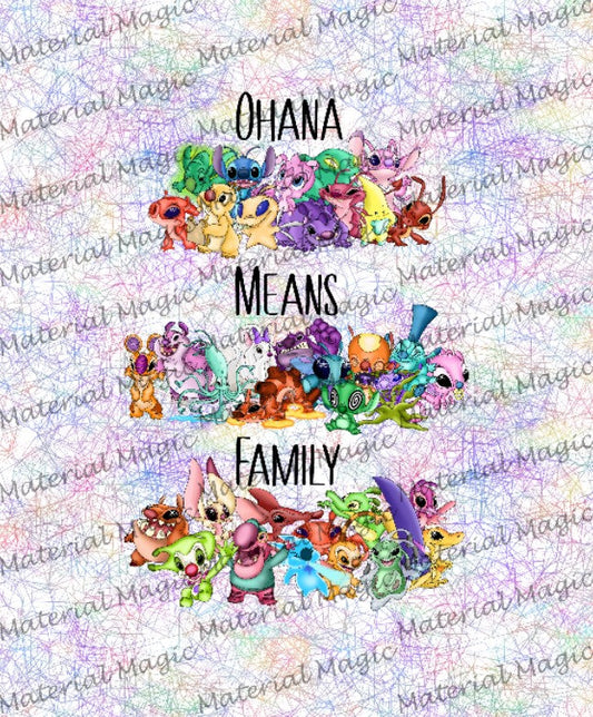 Ohana White Experiment Squiggle Adult Blanket