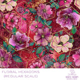 PRESALE: FLORAL HEXAGONS - SewSquish Cloud