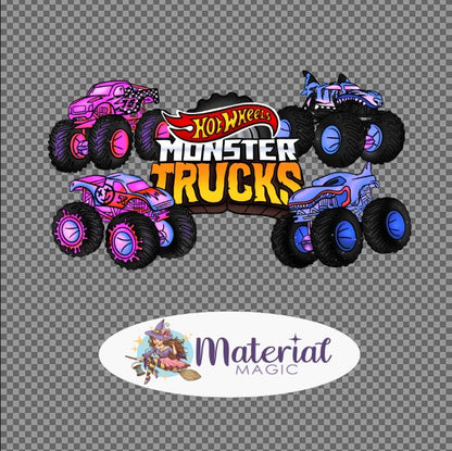 R81 Monster Trucks Collection CHILD PANEL BLANKET