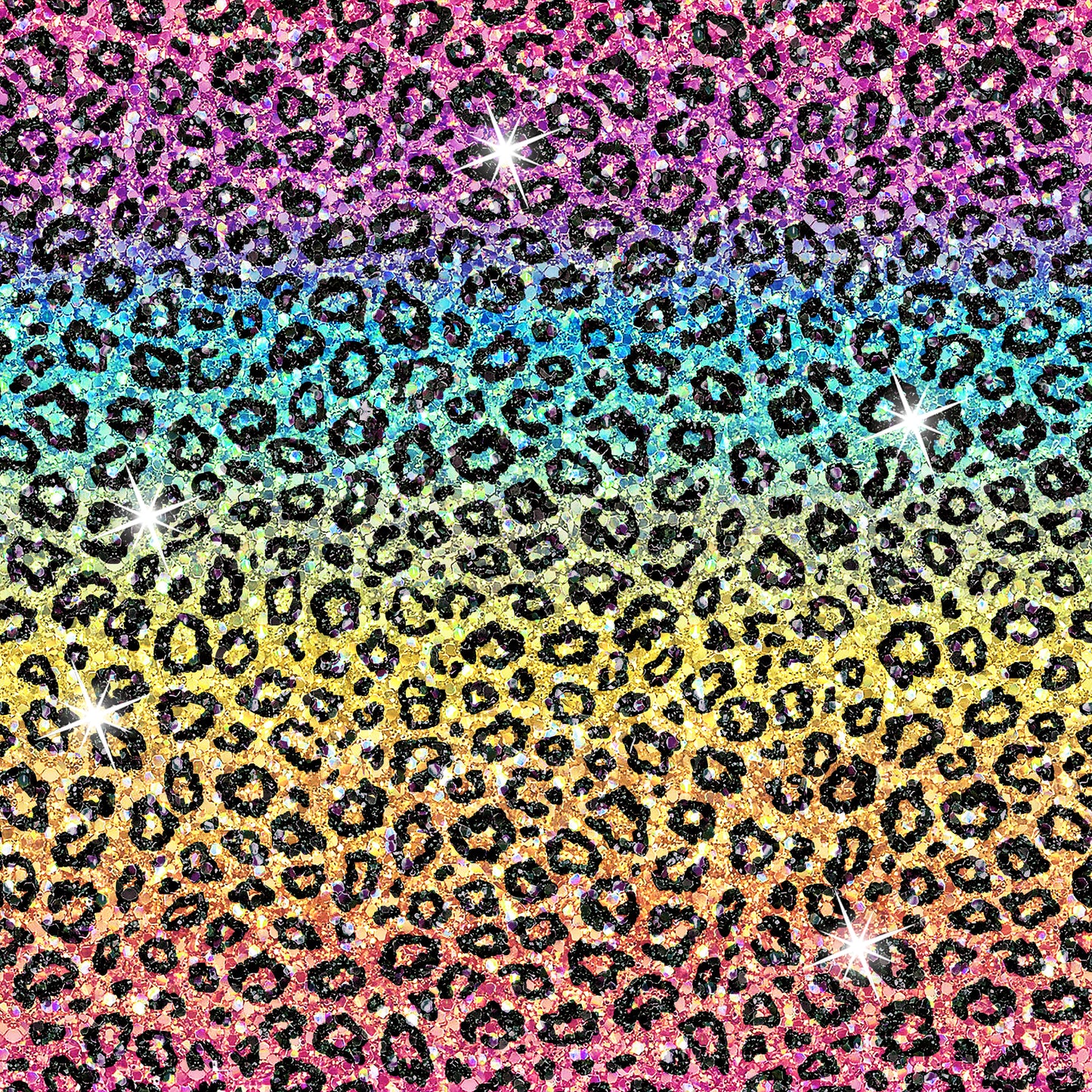 Glitter Leopard Rainbow PREORDER