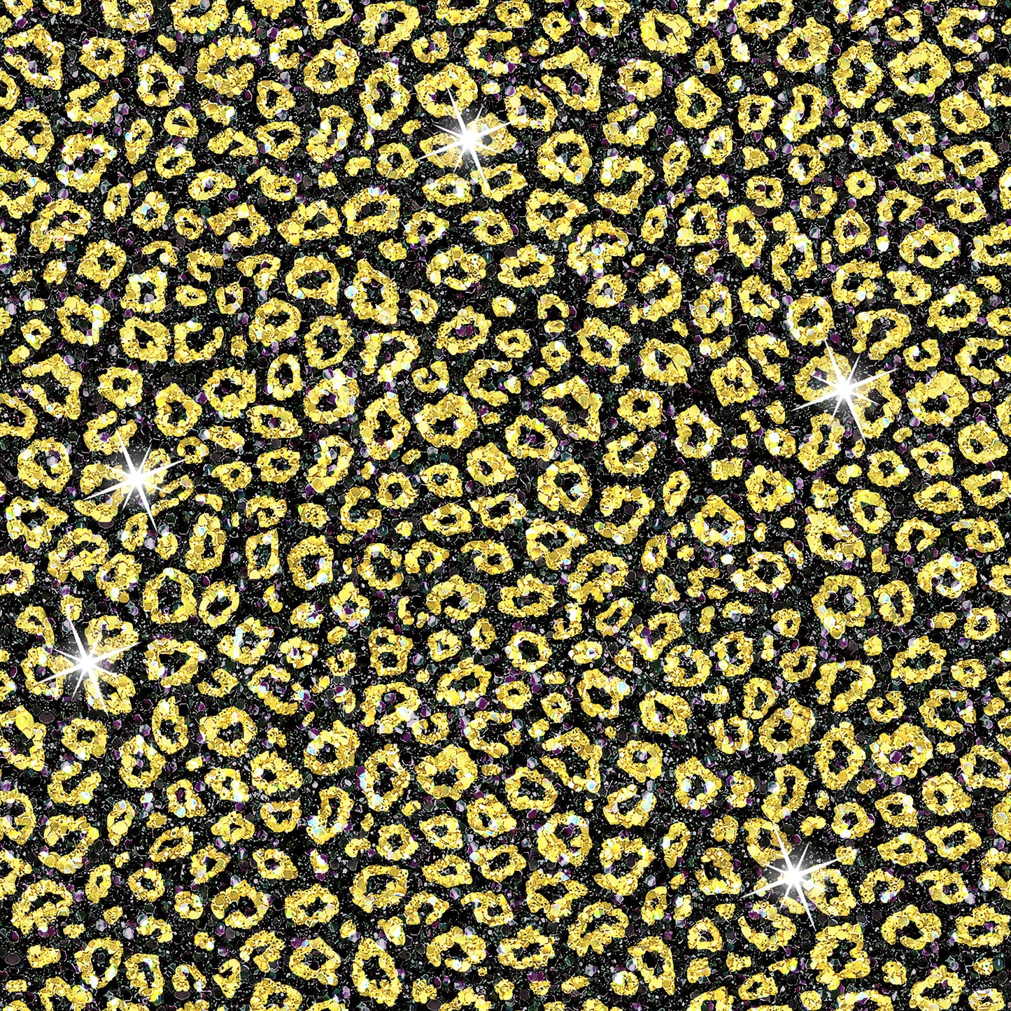 Glitter Leopard Yellow PREORDER