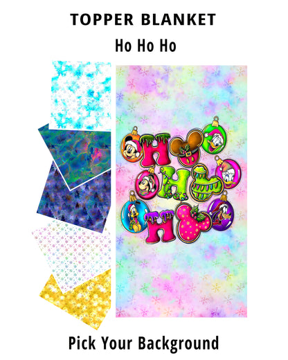 R82 Fab 5 Festive Ho Ho Ho Blanket Topper PREORDER