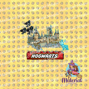 Hogwarts Yellow Plate Panel
