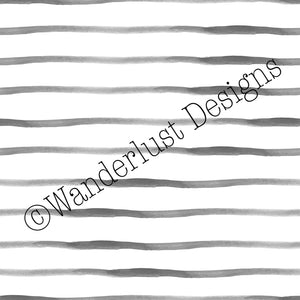 Grey Watercolour Stripes