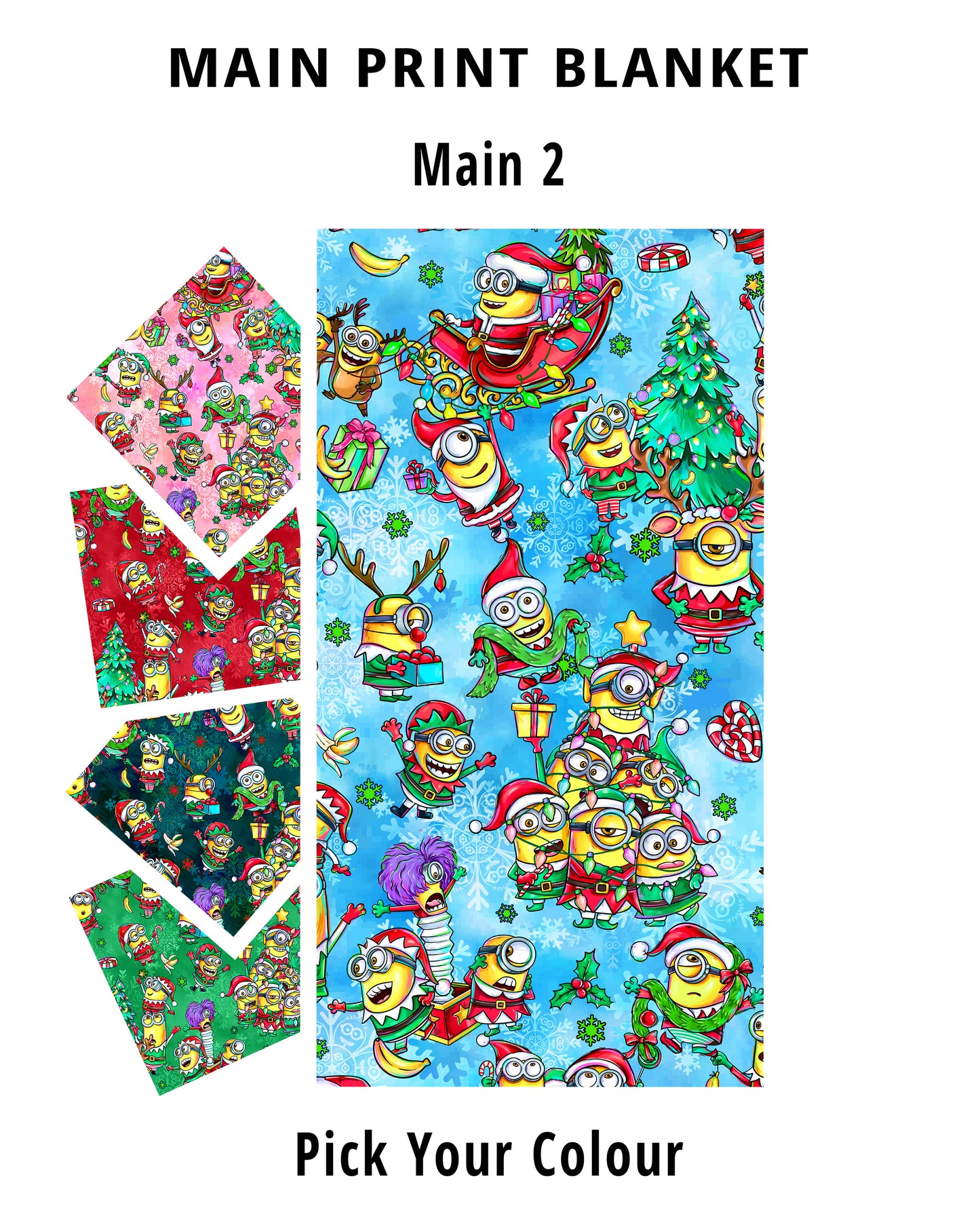 R82 Banana Xmas Main 2 Blanket PREORDER