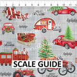 Merry Christmas Grey Cars
