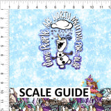 Olaf Blue Nappy/Undie Panel