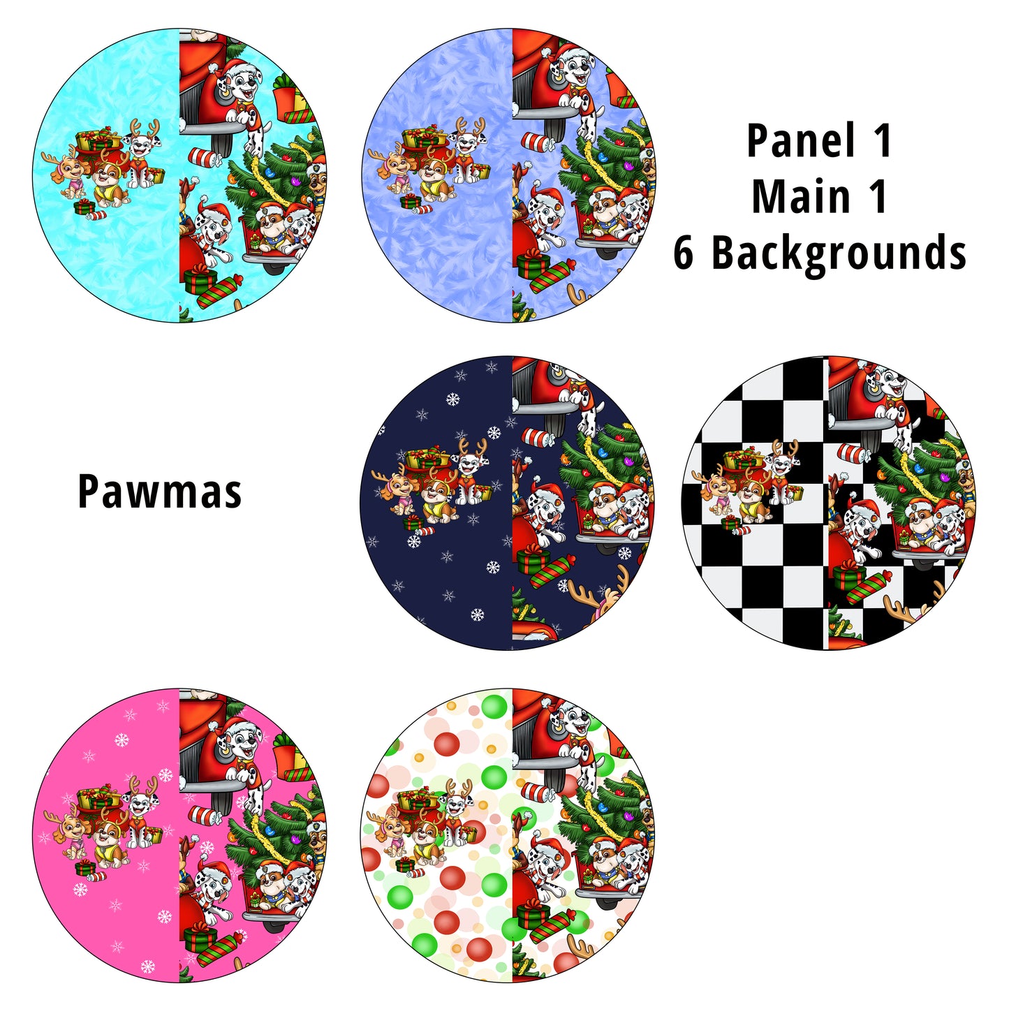 R82 Pawmas Panel 1 Main 1 Santa Sack PREORDER