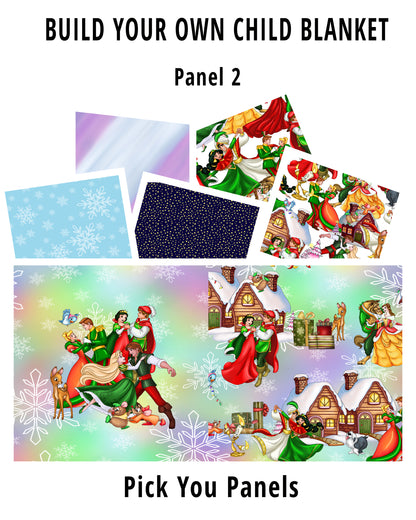 R82 Christmas Couples Panel 2 CHILD PANEL BLANKET PREORDER