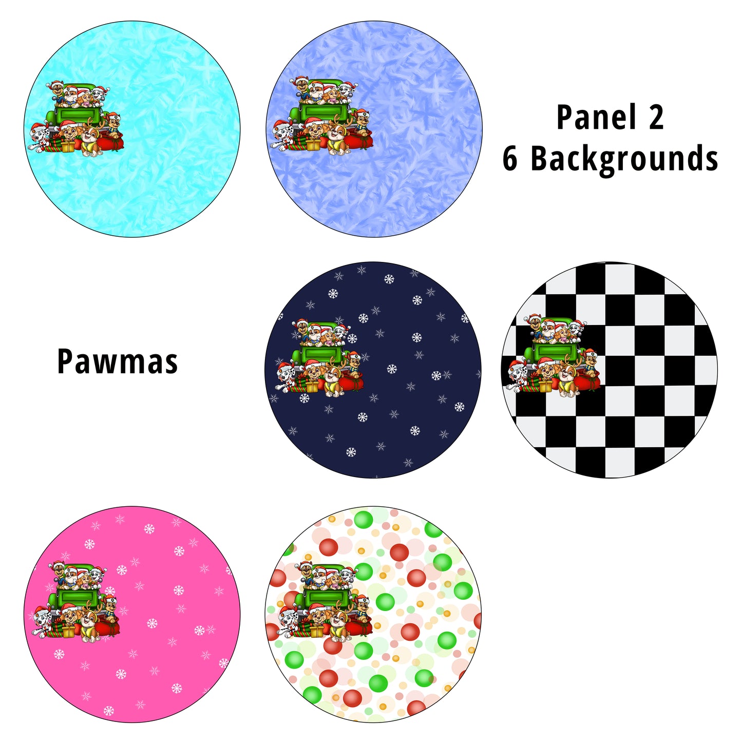 R82 Pawmas Panel 2 Blender Santa Sack PREORDER