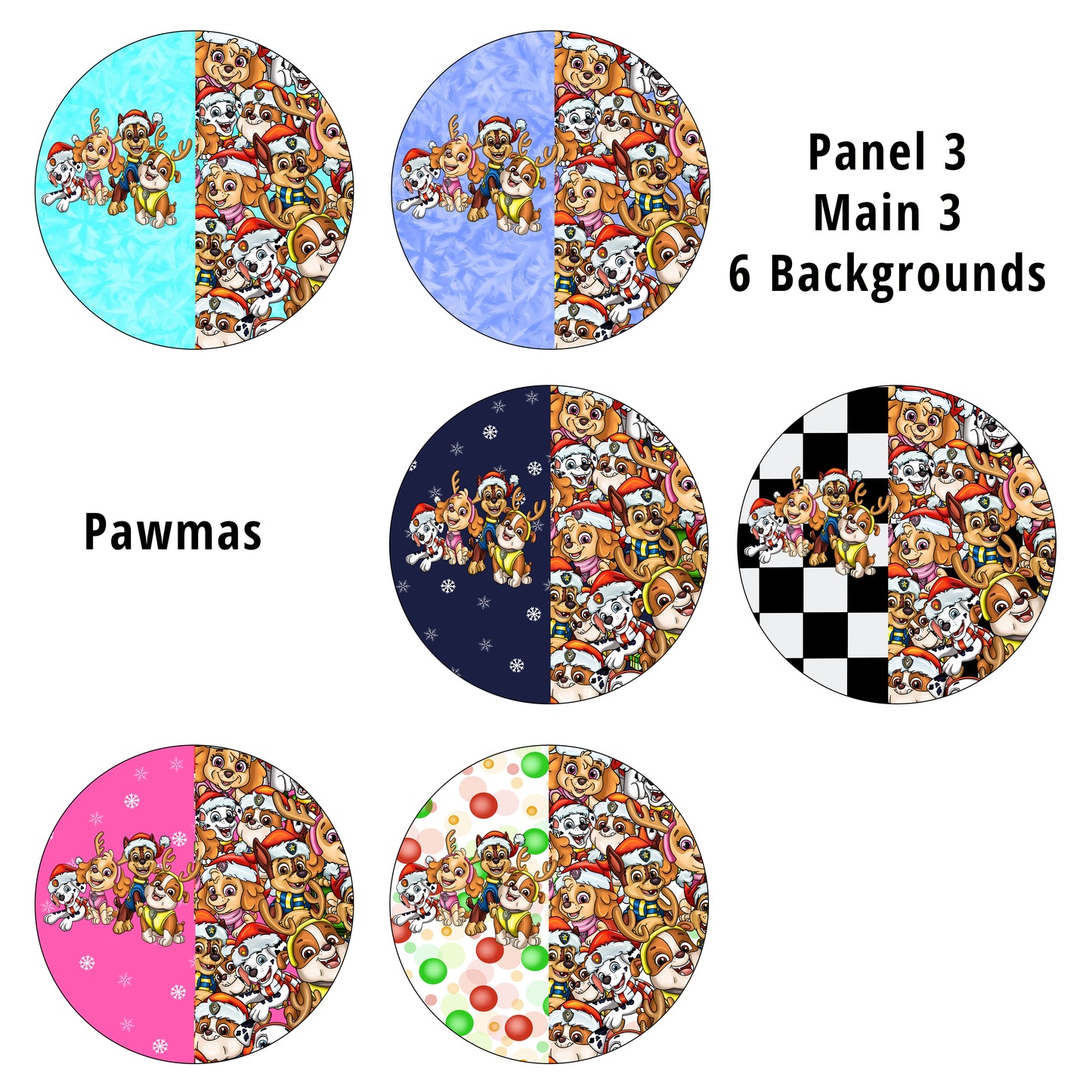 R82 Pawmas Panel 3 Main 3 Santa Sack PREORDER