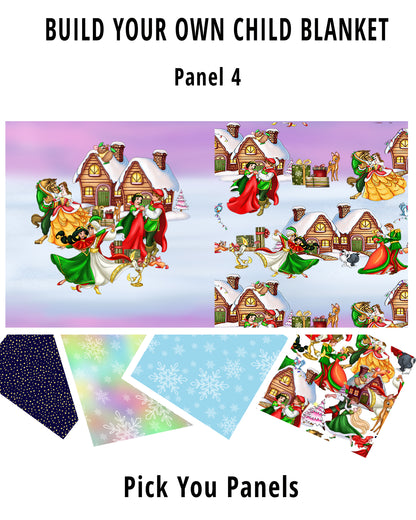 R82 Christmas Couples Panel 4 CHILD PANEL BLANKET PREORDER