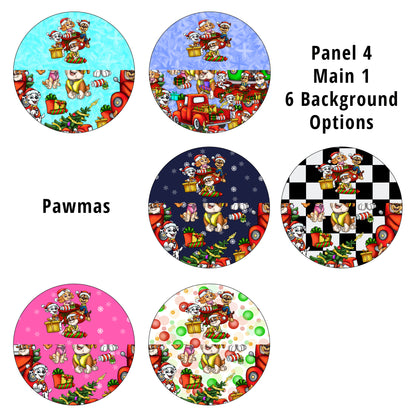 R82 Pawmas Panel 4 Main 1 Nappy/Undie Panel PREORDER