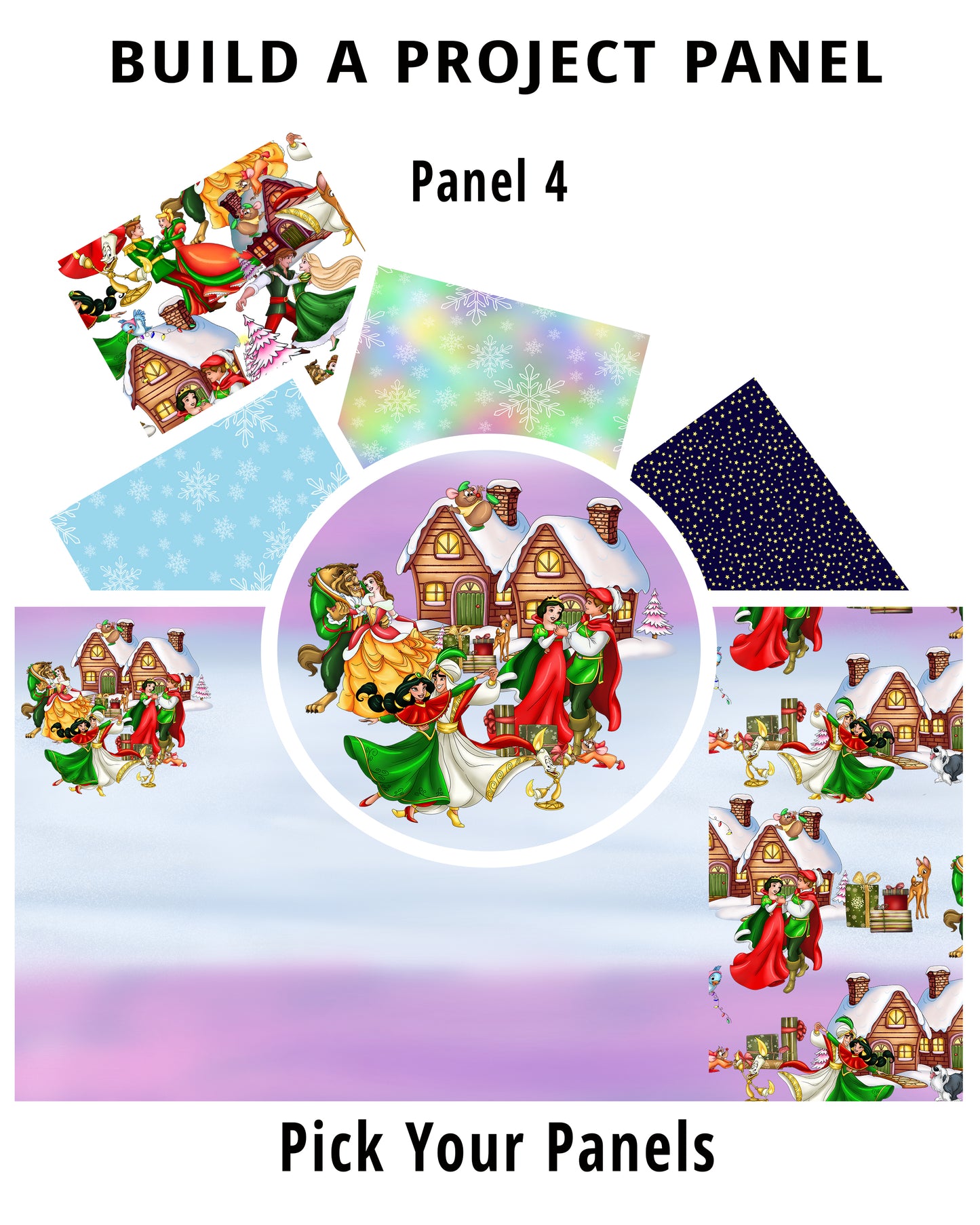 R82 Christmas Couples Panel 4 Quarter Main Project Panel PREORDER