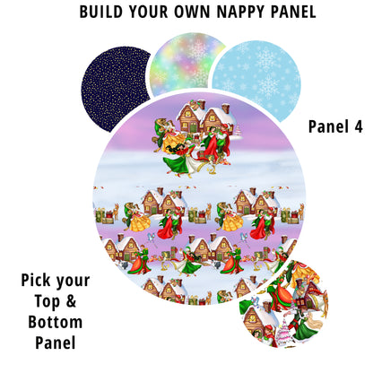 R82 Christmas Couples Panel 4 Nappy/Undie Panel PREORDER