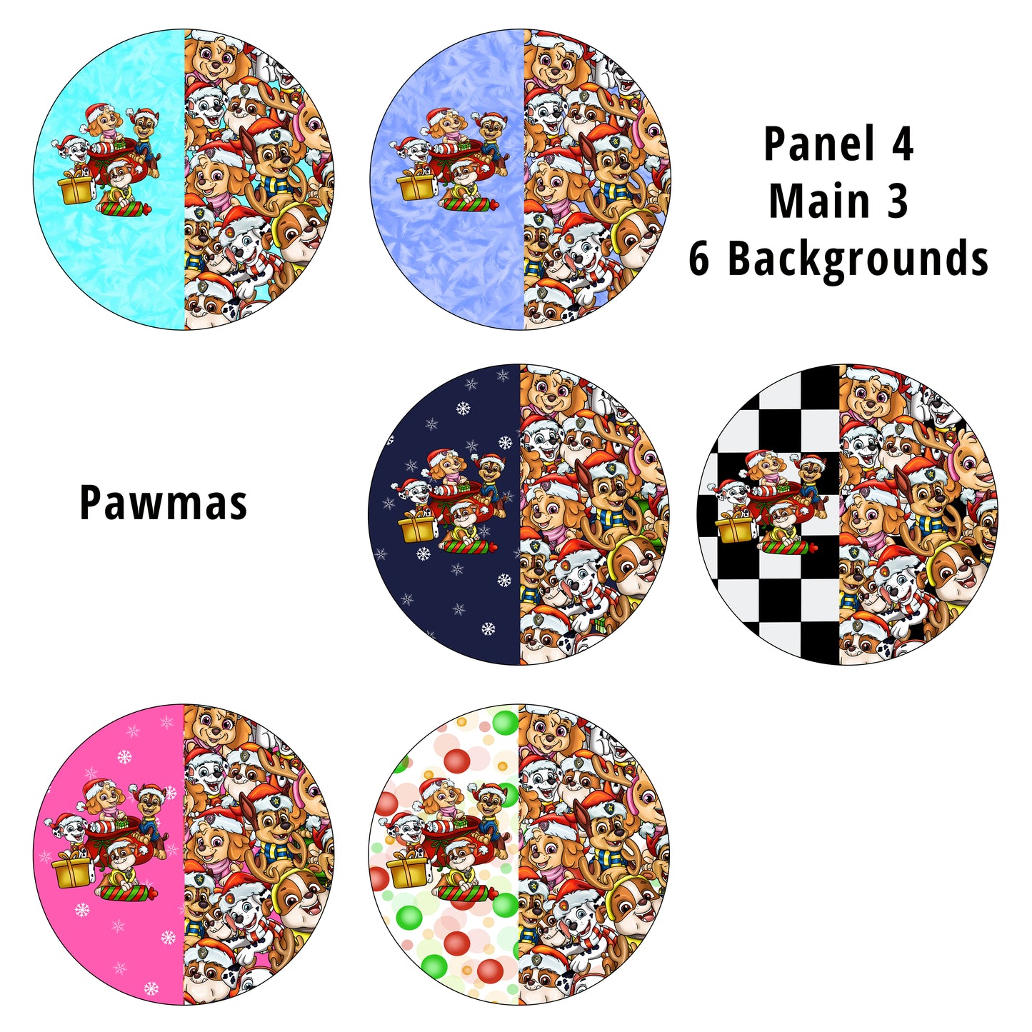 R82 Pawmas Panel 4 Main 3 Santa Sack PREORDER