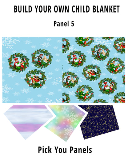 R82 Christmas Couples Panel 5 CHILD PANEL BLANKET PREORDER