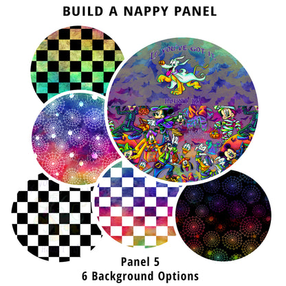 R82 Fab 5 Halloween Panel 5 Nappy/Undie Panel PREORDER