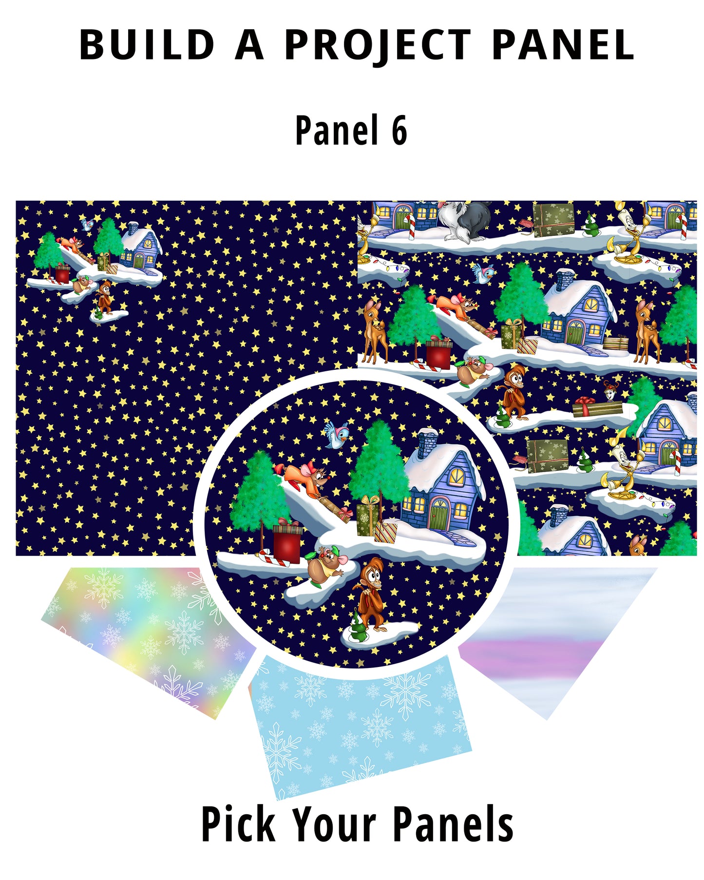 R82 Christmas Couples Panel 6 Half Main Project Panel PREORDER