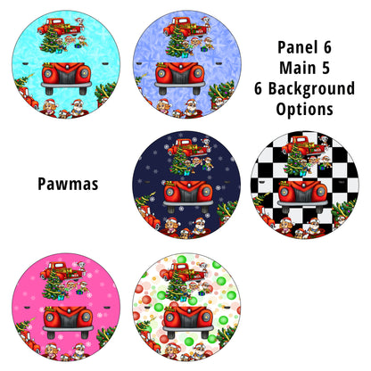 R82 Pawmas Panel 6 Main 5 Nappy/Undie Panel PREORDER