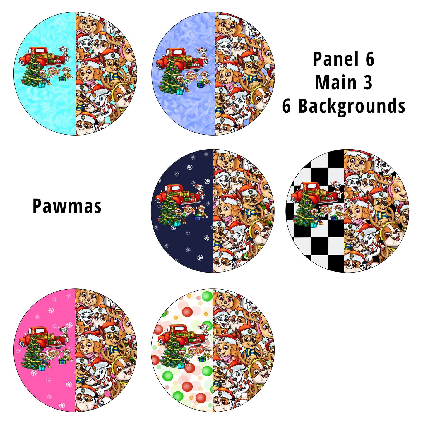 R82 Pawmas Panel 6 Main 3 Santa Sack PREORDER