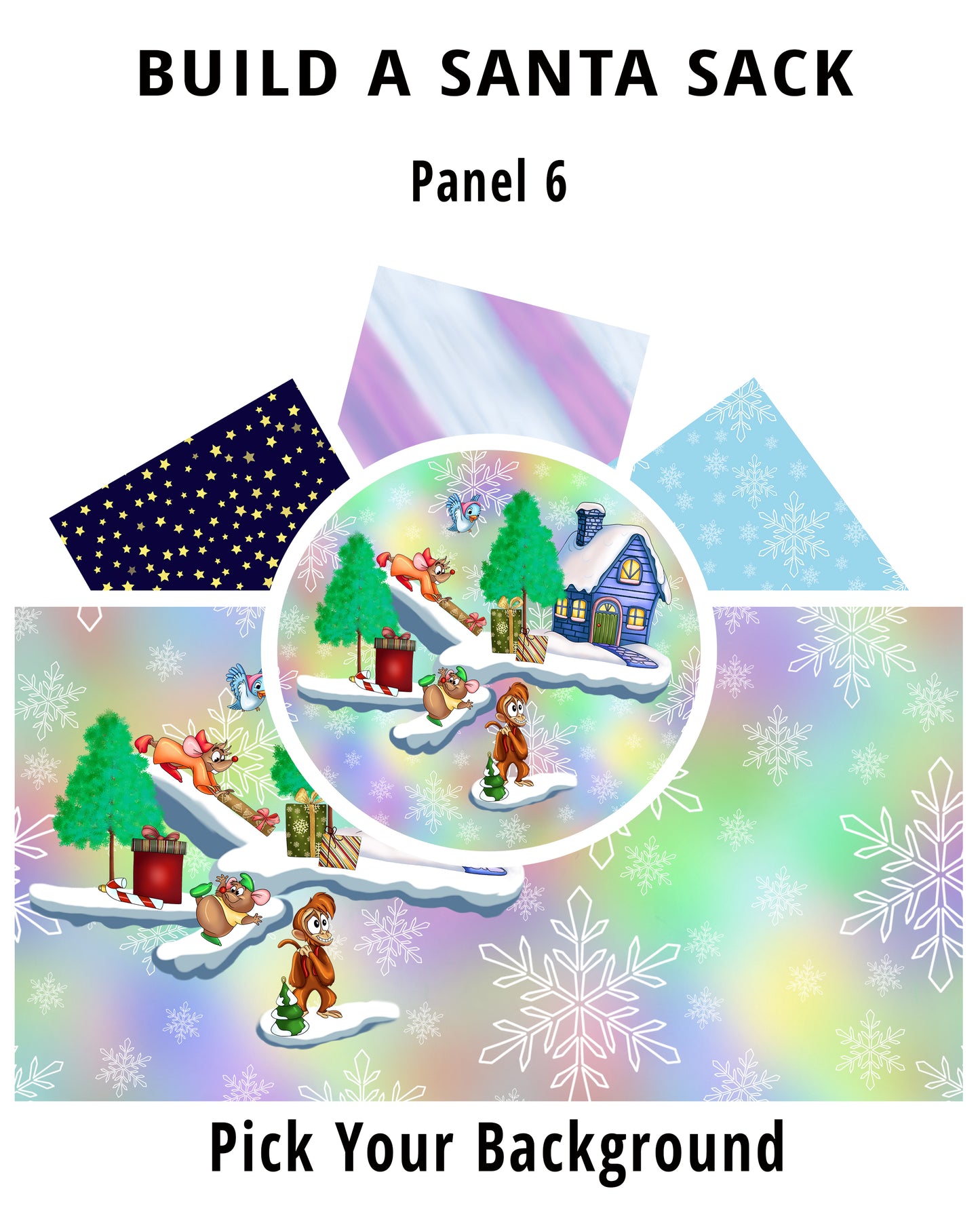 R82 Christmas Couples Panel 6 Blender SANTA SACK PREORDER