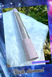 Diamond Textured Pink 13. Silver Vinyl
