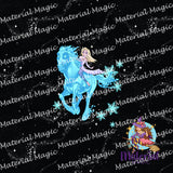 Pony Panel Elsa Black Sky