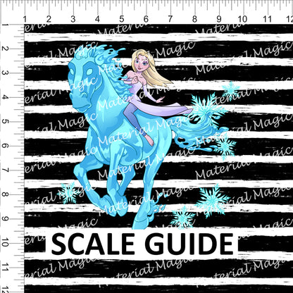 Pony Panel Elsa Grunge Lines