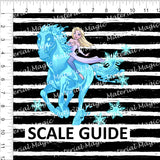 Pony Panel Elsa Grunge Lines