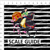 Pony Panel Mulan Grunge Lines