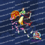 Pony Panel Mulan Navy