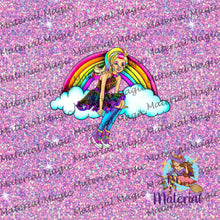 Load image into Gallery viewer, Rainbow Barbie Mermaid Pink Panel