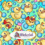 Rubber Duckies Green Teal Main