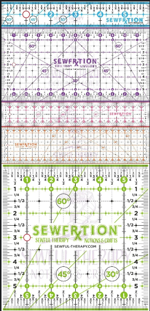 SewFRxtion™ Acrylic Rulers – Material Magic