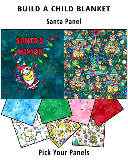 R82 Banana Xmas Santa CHILD PANEL BLANKET PREORDER