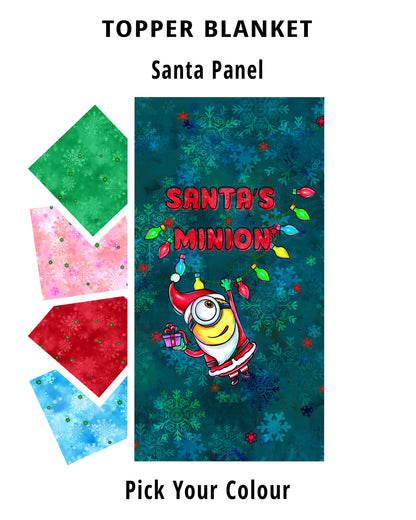 R82 Banana Xmas Santa Blanket Topper PREORDER