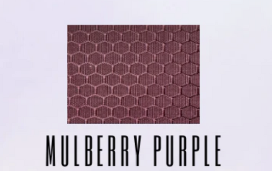 Mulberry Purple Adhesive Hex Polyester Ripstop 420D HALF Yard