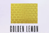 Golden Lemon Adhesive Hex Polyester Ripstop 420D HALF Yard