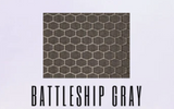 Battleship Grey Adhesive Hex Polyester Ripstop 420D HALF Yard