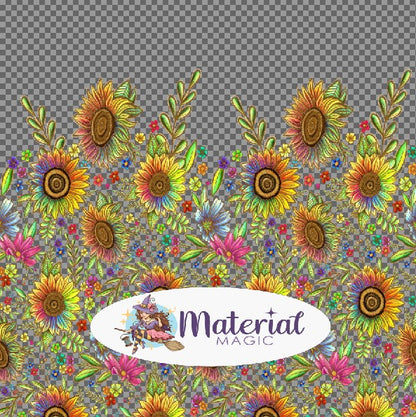 Sunflowers Bright Single Border Print PREORDER