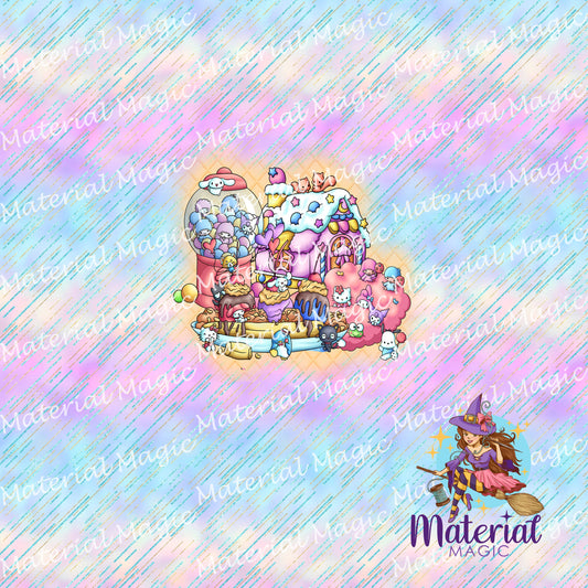 Sweet Treats Retro Rainbow Panel