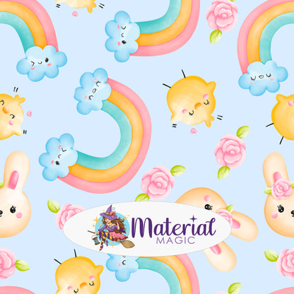 R81 Bunnies & Rainbows Blanket PREORDER