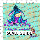 Where's The Sunshine Teal Panel