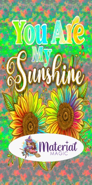 Sunflowers Bright 'You Are My' Blanket Topper PREORDER