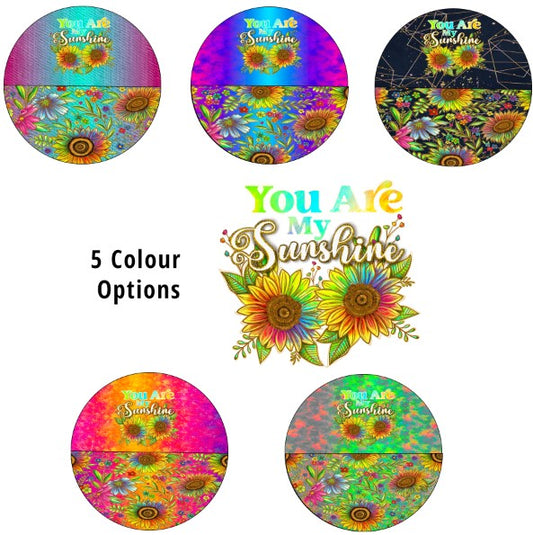 Sunflowers Bright 'You Are My' Nappy/Undie Panel PREORDER