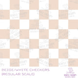 PRESALE: BEIGE & WHITE CHECKERED - SewSquish Cloud